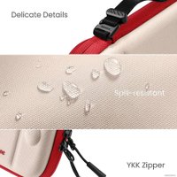 Чехол для приставки Tomtoc FancyCase G05 Slim для Nintendo Switch/Nintendo Switch OLED (белый/красный)