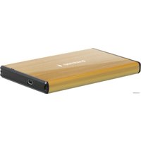 Бокс для накопителей 2.5" Gembird EE2-U3S-3-GL (золотистый)