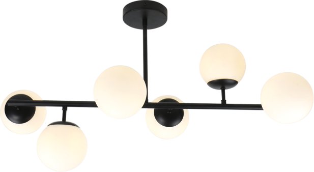 

Люстра средней высоты In Home Aurora Luna-6G9-BL 6хG9 4690612062747