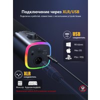 Проводной микрофон Maono PD100X (черный)