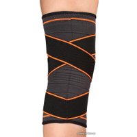 Суппорт колена Indigo IN209 XL (черный/оранжевый)