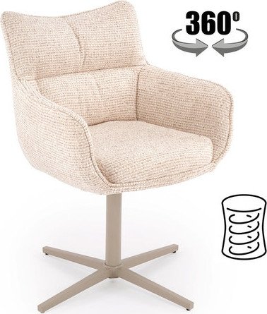 Стул Halmar K614 CS (бежевый/кашемир)