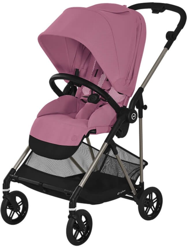 

Коляска прогулочная «книга» Cybex Melio (magnolia pink)