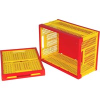 Ящик для хранения Чипполино 475х340х230мм (красный/желтый)