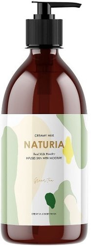 Evas Гель для душа Naturia Creamy Milk Body Wash Green Tea 750 мл