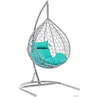 Подвесное кресло LetoLux Liverpool Comfort (графит/бирюзовый)