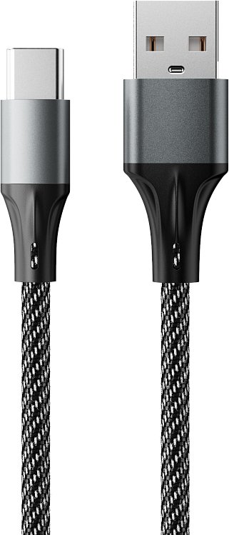 

Кабель AccesStyle AC30-F100M USB Type-A - USB Type-C (1 м, черный)