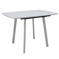 Кухонный стол Виста Милан-4-ПН 80x80/110 (белый/муар белый)