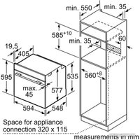 Электрический духовой шкаф Bosch Serie 8 HSG636BS1