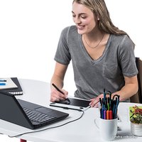 Графический планшет Wacom Intuos Draw White (CTL490DW)