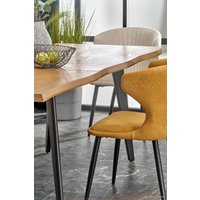 Кухонный стол Halmar Dickson 2 150-210/90x75 (натуральный/черный)