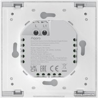 Выключатель Aqara Smart Wall Switch H1 одноклавишный без нейтрали (серый)
