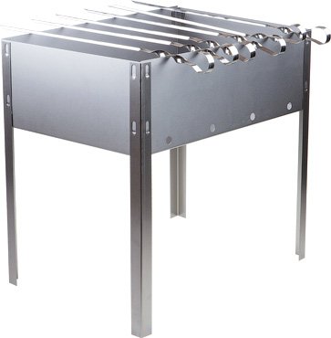 

Разборный мангал Perfecto Linea 47-750490 с шампурами
