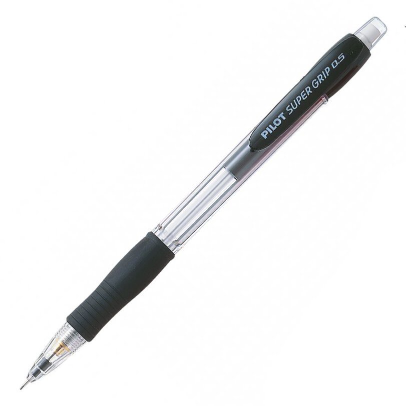 

Механический карандаш Pilot Super Grip 0.5мм H-185 (B) (черный)