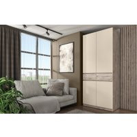 Шкаф распашной ЭлиГард Locarno 2 (дуб монтерей/персидский жемчуг)