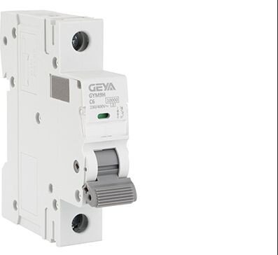 

Выключатель автоматический GEYA GYM9H-1P-6C 1P 6A C 10kA 1M GYM9H1P6C