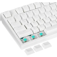 Клавиатура Дарк Проджект KD87A (Gateron CAP Teal, белый)