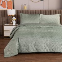 Набор текстиля для спальни Sofi De MarkO Деметра 160х220 Пок-5303зл-160х220 (зеленый)