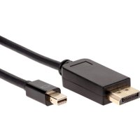 Кабель USBTOP mini DisplayPort - DisplayPort 4К (1.8 м, черный)
