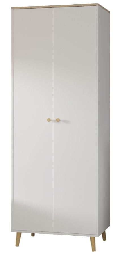 

Шкаф распашной Премиум Рико 800 (белый/дуб сонома)