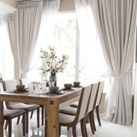 Штора Волшебная ночь Рогожка 200x270 772363 (экрю)