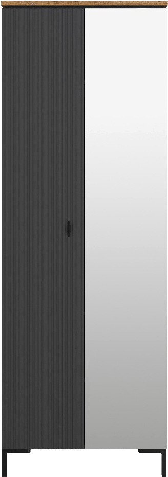 Шкаф распашной Black Red White San Gimignano SZF1D1L (антрацитовый/дуб нокс)