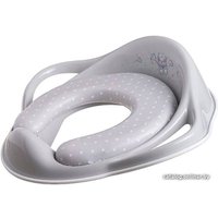 Детская накладка на унитаз Maltex Мишка 6167 (серый/белый)