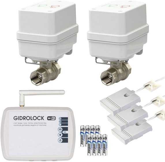 

Набор защиты от протечек Gidrolock Wi-Fi Winner Bugatti 3/4"