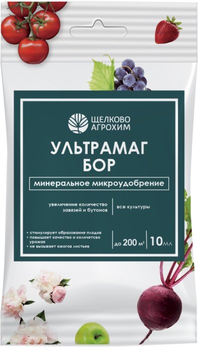 

Удобрение Щелково Агрохим Ультрамаг бор (ампула, 10 мл)