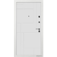 Металлическая дверь Стальная Линия Аллегро для квартиры 80 (белый)