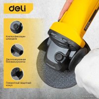 Угловая шлифмашина Deli DL-JM125-E1 103024 в Могилеве