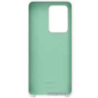 Чехол для телефона Samsung Silicone Cover для Galaxy S20 Ultra (белый)