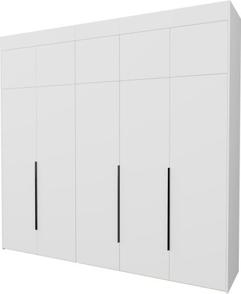 Шкаф распашной Рэйгрупп Рэй S245-В12-2-EB В12-2 (дуб элисон/белый премиум)