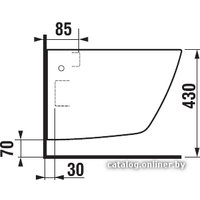 Унитаз подвесной Jika Pure [8.2042.3.000.000.1] (без сиденья)