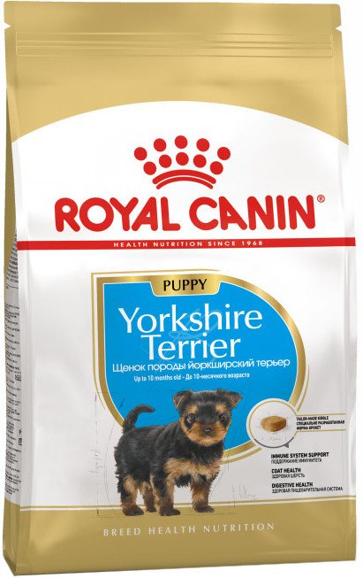

Сухой корм для собак Royal Canin Yorkshire Terrier Puppy (для щенков породы йоркширский терьер в возрасте до 10 месяцев) 500 г