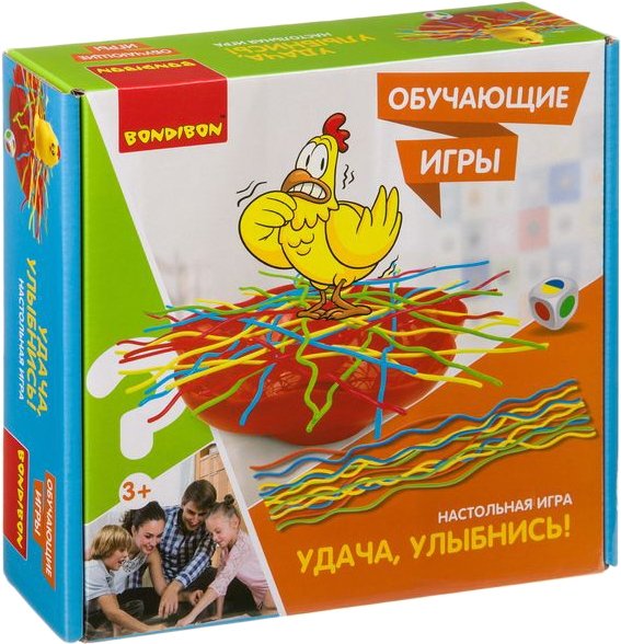 

Детская настольная игра Bondibon Удача, улыбнись!