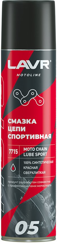

Lavr Смазка цепи для мотоциклов 400мл Ln7715