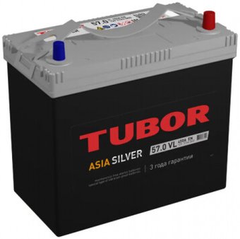 Автомобильный аккумулятор Tubor Asia Silver R+ (57 А·ч)