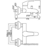 Смеситель Jaquar Eko EKO-CHR-33119