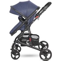 Универсальная коляска Lorelli Alba Classic (3 в 1, джинс синий)