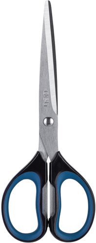 Ножницы канцелярские Deli E6058 (черный/бирюзовый)