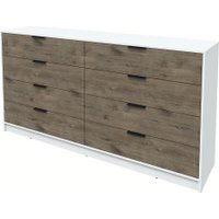 Комод Интерлиния Концепт КТ-К197 (дуб веллингтон/белый платинум)