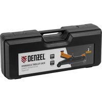 Подкатной домкрат Denzel 51231 2т (кейс)