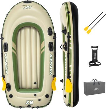 Гребная лодка Bestway Voyager X2