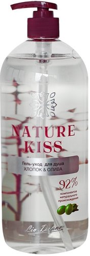 Liv Delano Гель для душа Уход хлопок и олива 1 л