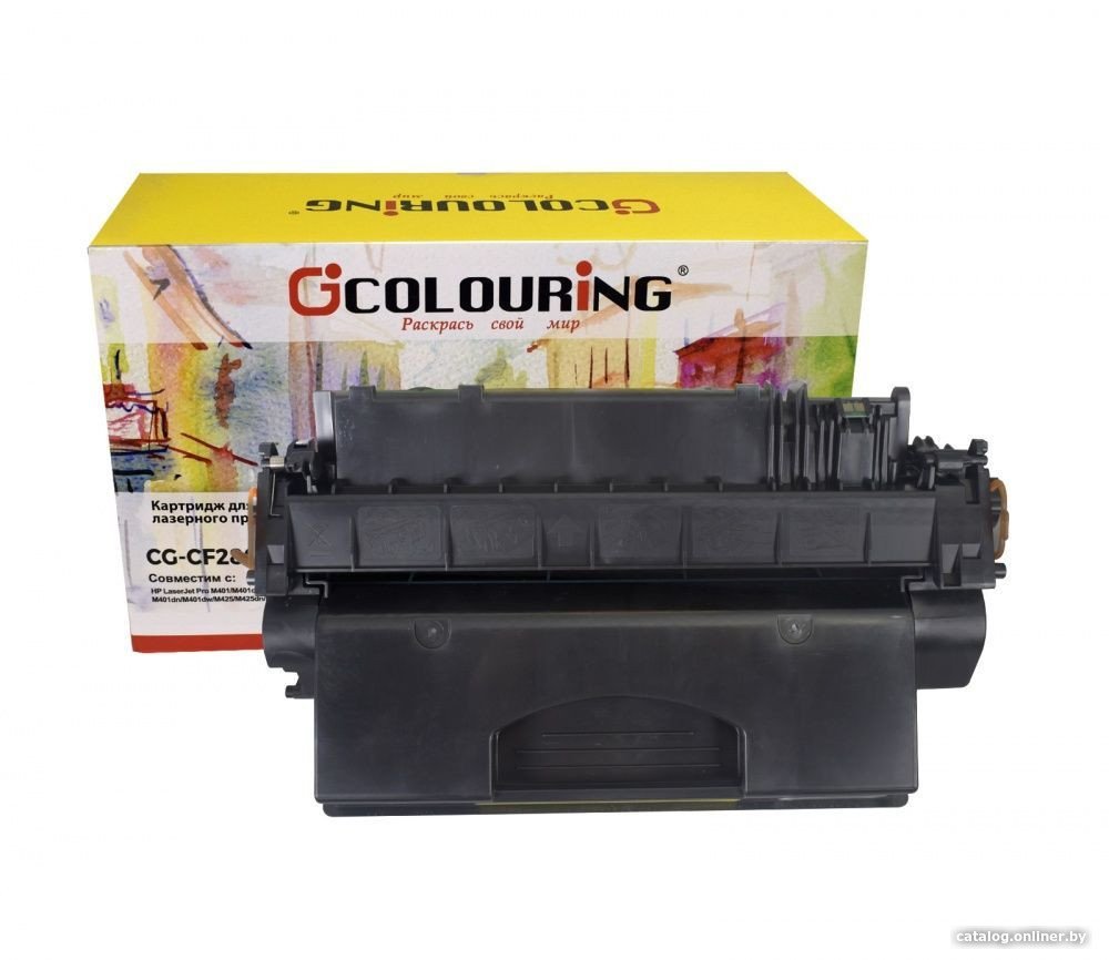 Картридж Colouring CG-CF280X (аналог HP 80X (CF280X))