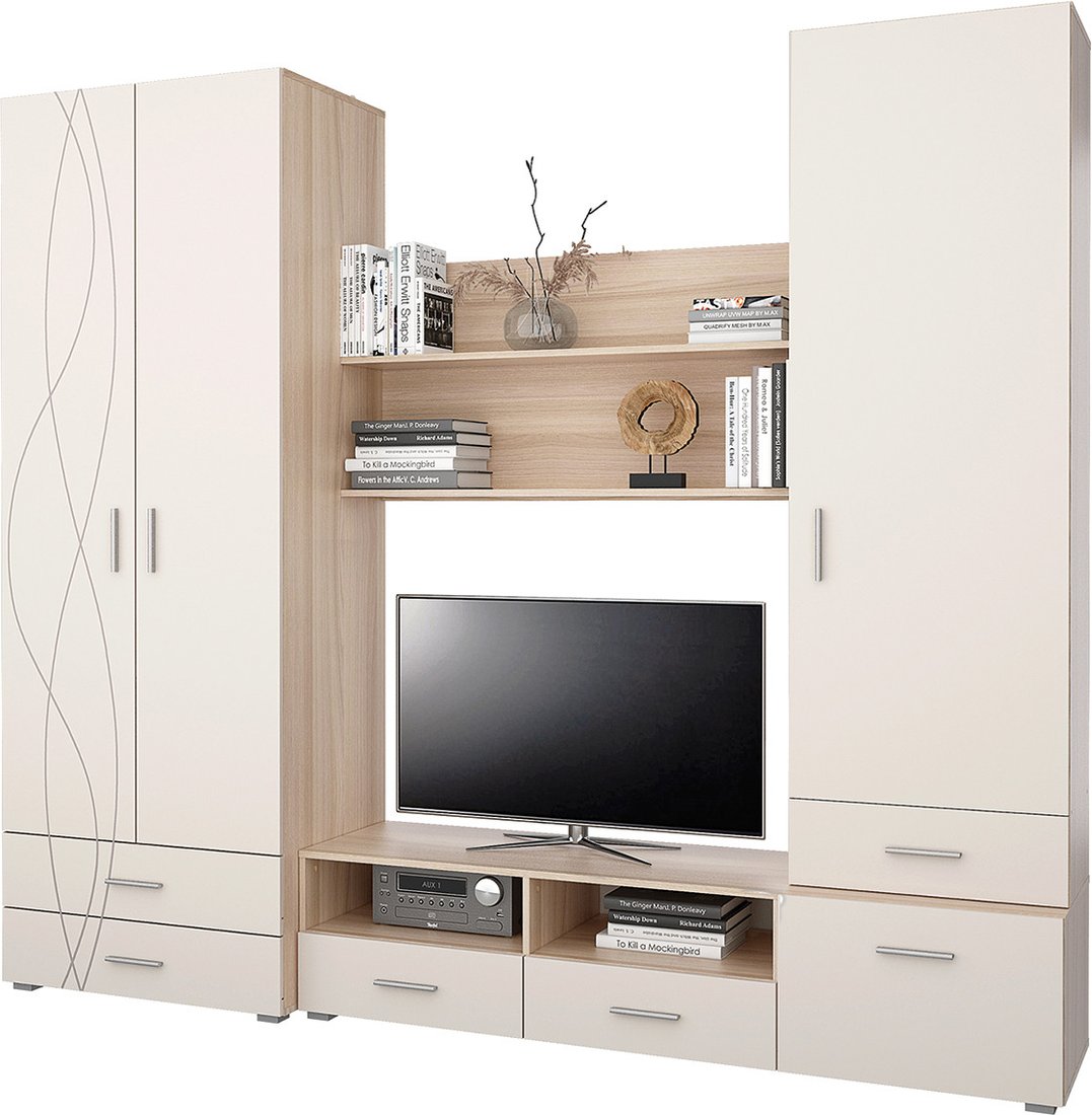 

Стенка Stolline Медея СТЛ.419.00 (ясень шимо/крем бежевый)