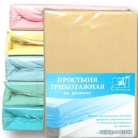 Простыня Альвитек Трикотажная на резинке 60x120x15 ПТР-БЕЖ-060 (бежевый)