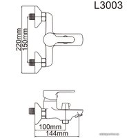 Смеситель Ledeme H53 L3003