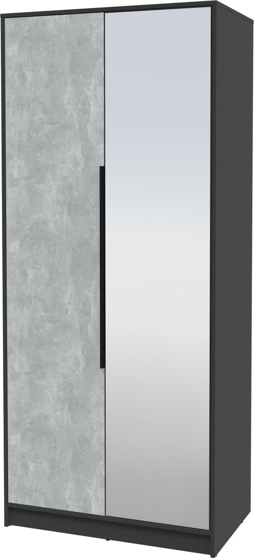 

Шкаф-купе Интерлиния Концепт КТ-Ш2з (бетон/антрацит)